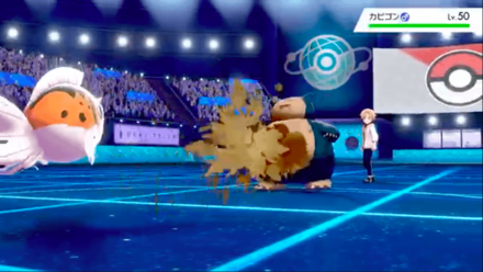 マッドショットを受ける