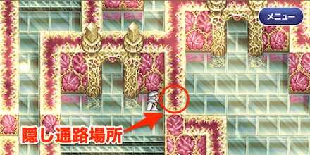 謎の迷宮6F隠し通路①