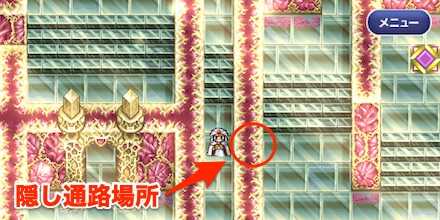 謎の迷宮6F隠し通路③