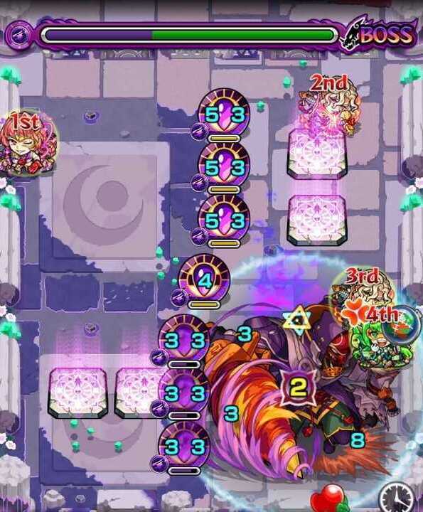 くっさくゆきり ボス1移動後