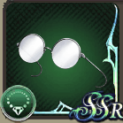 銀ぶち眼鏡の画像