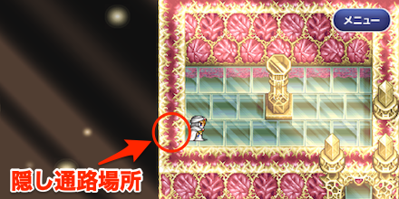 謎の迷宮5F隠し通路⑥