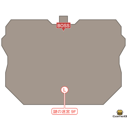 謎の迷宮9F