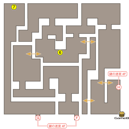 謎の迷宮5F