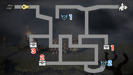 東シフロ河岸 宝箱 位置