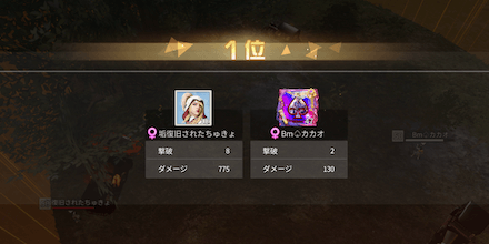 《第26回》Game8杯　チーム結果