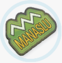 マナスルのフェルトバッジの画像