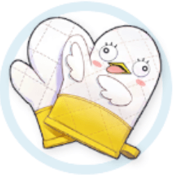 ペロロの鍋掴みの画像