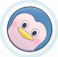 アングリーアデリーのバッジの画像