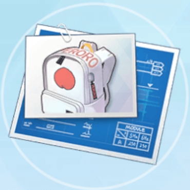 ペロロのバッグの設計図画像