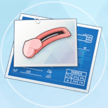 モモのヘアピンの設計図画像