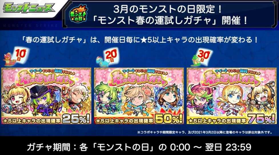 運試しガチャ 詳細