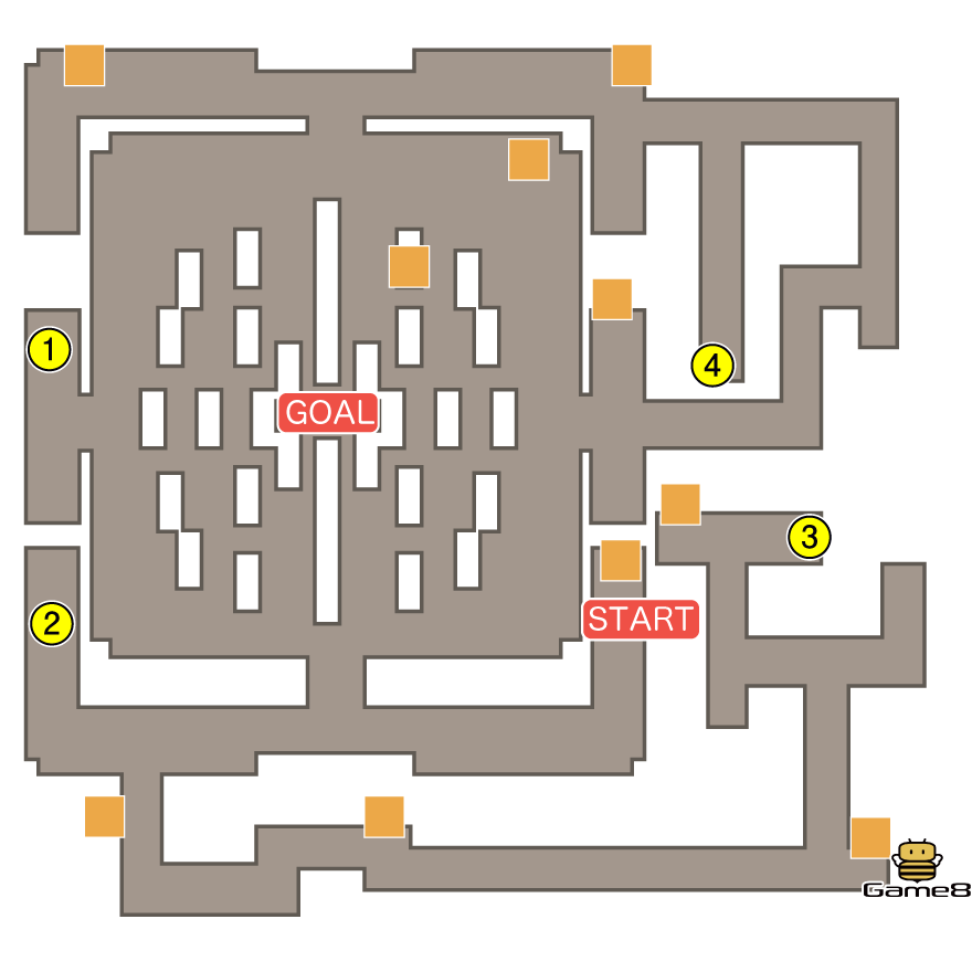 女神のベル マップ