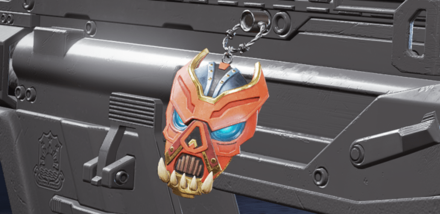 武器チャーム鬼の仮面