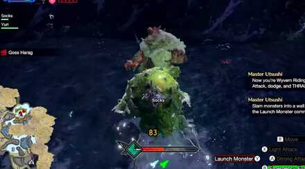 フィニッシュは突進離脱で乗り換える