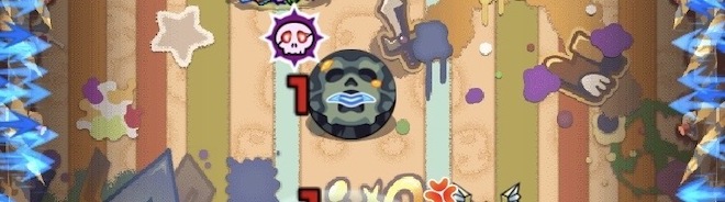 ドクロを倒すと防御ダウン