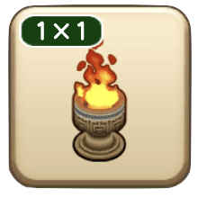 なぞの神殿のかがり火