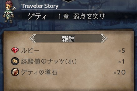 1章の攻略チャート