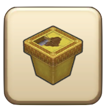 石版の台座(黄)