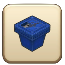 石版の台座(青)