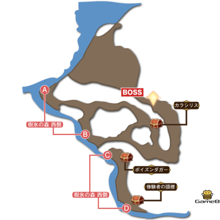 樹氷の森マップ