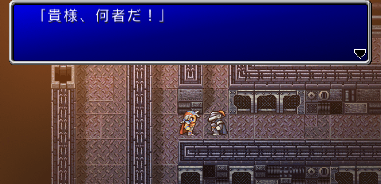 大戦艦　通路を塞ぐ帝国兵