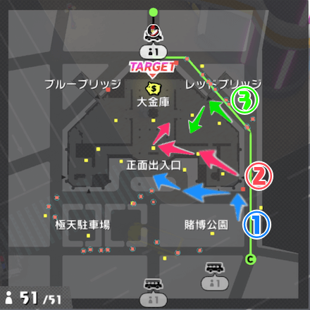 エイムズ リッチマンズカジノのマップ構造と降車後のおすすめルート Aims ゲームエイト