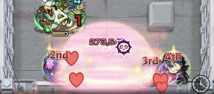 ドクロを倒すと回復フレア