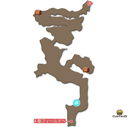 滝の隠れ道マップ