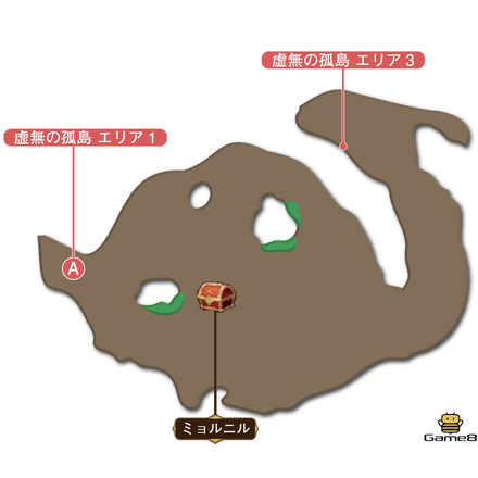 虚無の孤島マップ