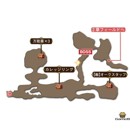 瘴気の森マップ