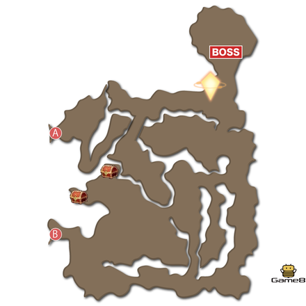 彩晶の坑道マップ