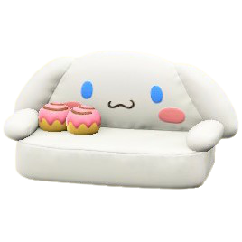 シナモロールなソファ画像