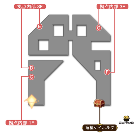 拠点内部マップ