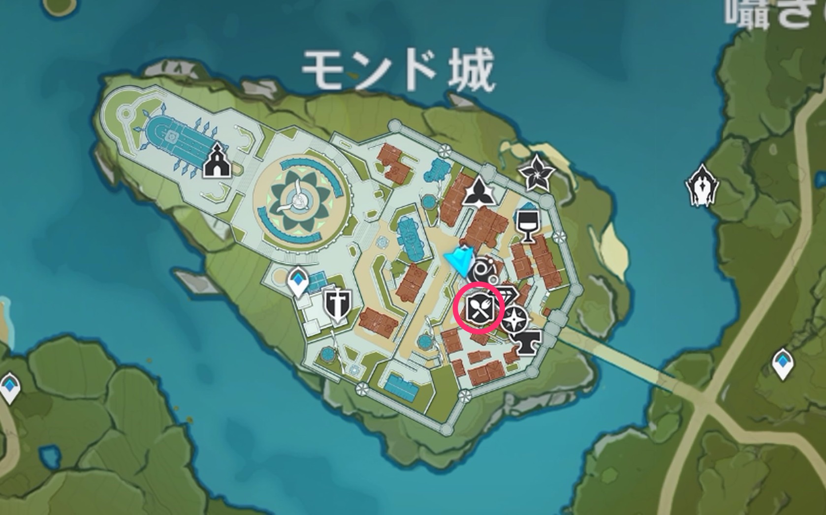 花と雲の詩の場所