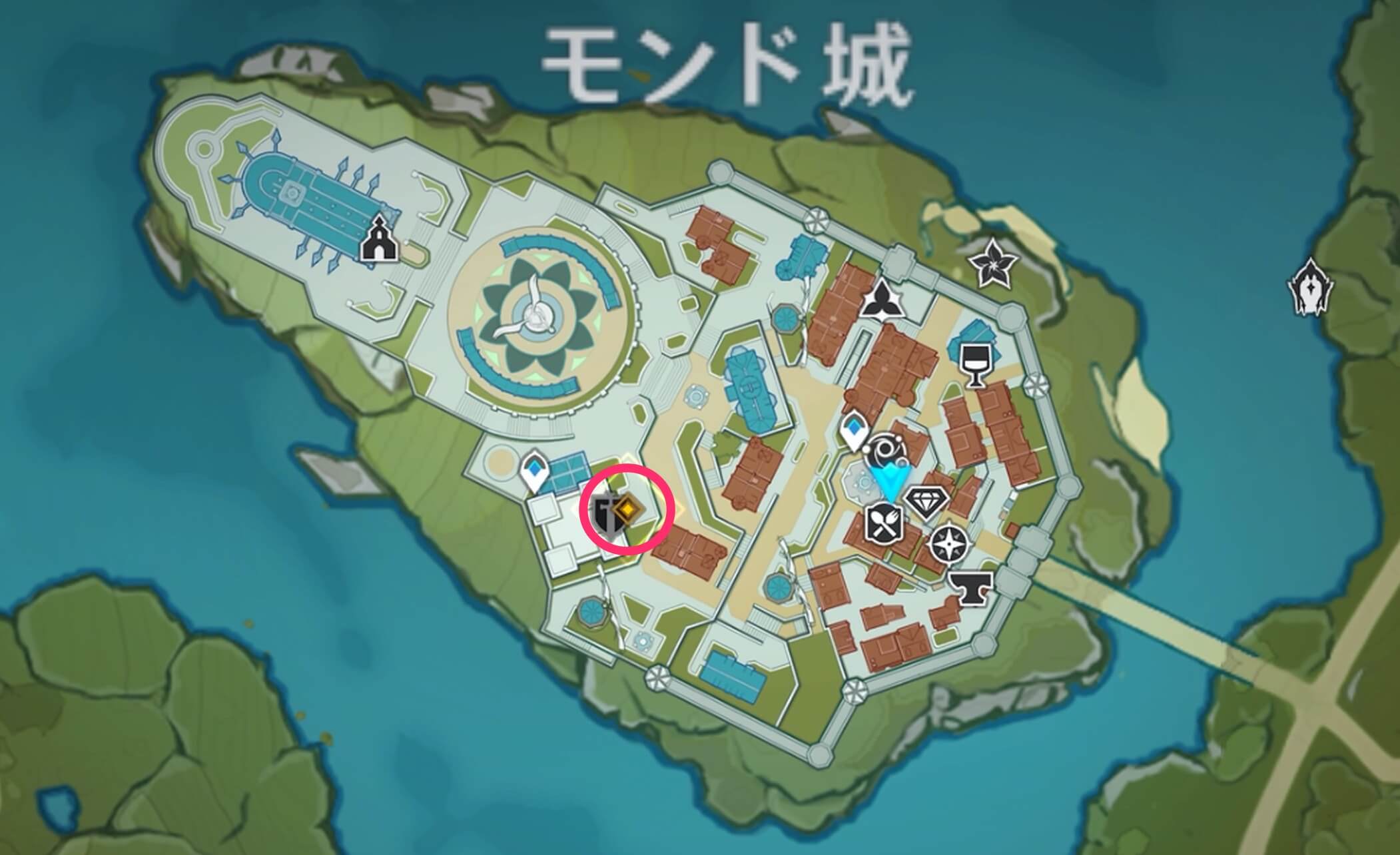 雲と霧の手紙の場所