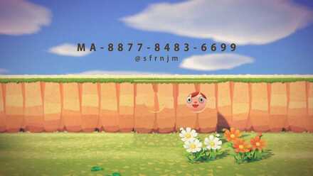 崖顔出し看板の画像