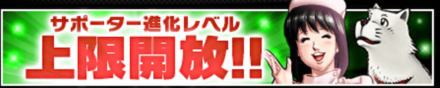 サポーター上限解放