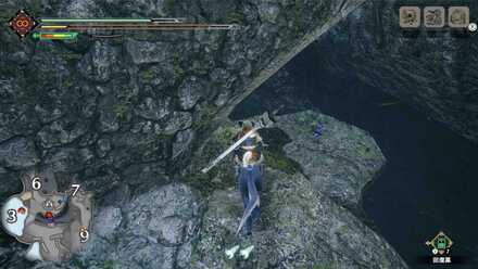 サブキャンプ付近の橋下の2つ目へ