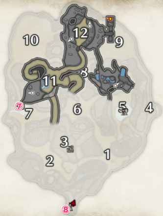 百竜夜行の手記の場所(砂原)