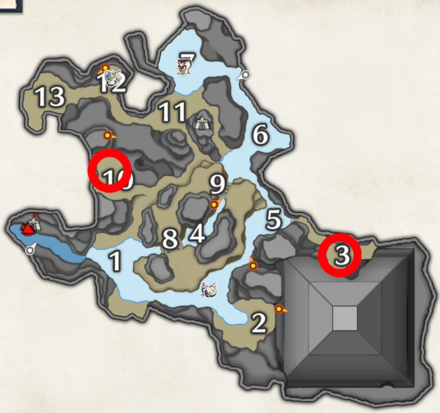 水没林ブルファンゴ出現場所マップ