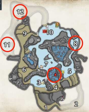 スクアギル出現場所