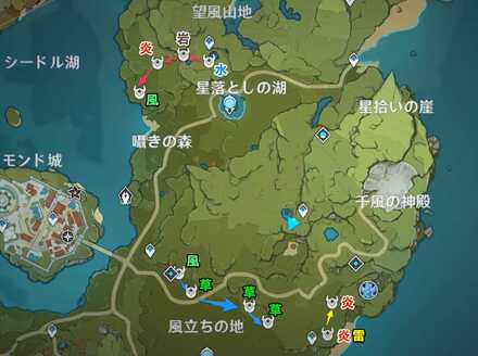 モンド・星落ちの谷