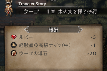 1章の攻略チャート