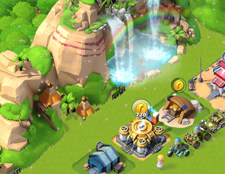 21 04 02 G123 ビビッドアーミー で今年のお花見を楽しもう 期間限定で桜が舞い散るエフェクトを実装 Twitterキャンペーンでオリジナルpc壁紙をプレゼント中 ゲームエイト