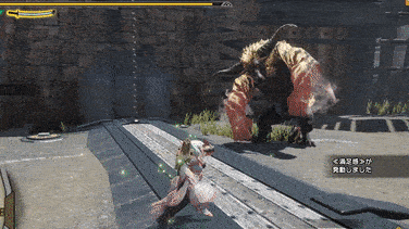 叩きつけは回避、カウンター