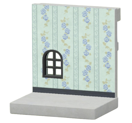 あおいバラのかべがみ画像