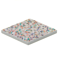 カラフルモザイクタイルのゆか画像