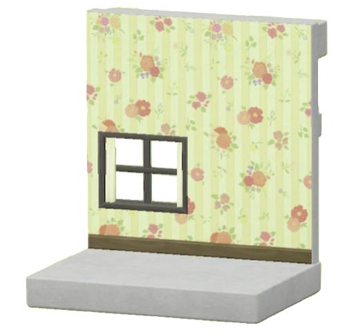 きいろいはながらかべがみ画像