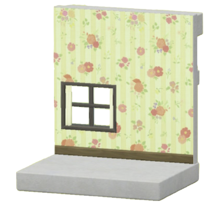 きいろいはながらかべがみ画像